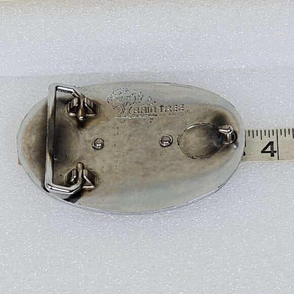 Thunderbird Bird Native American Peyote Southwest 80s Vintage Inlaid Belt Buckle - Picture 5 of 8